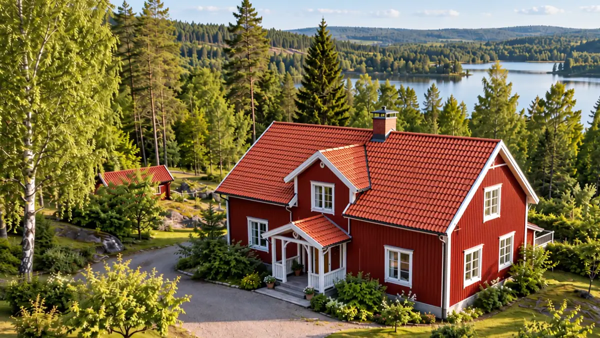 Takbyte på villa